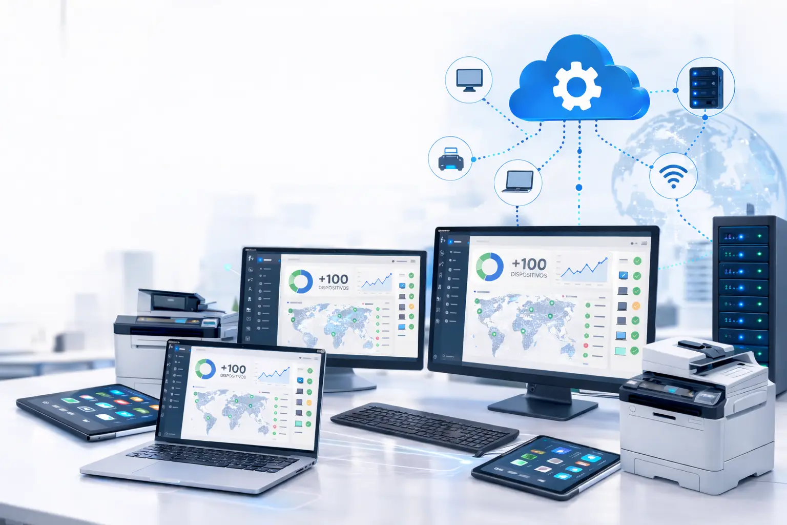 Device management at a company