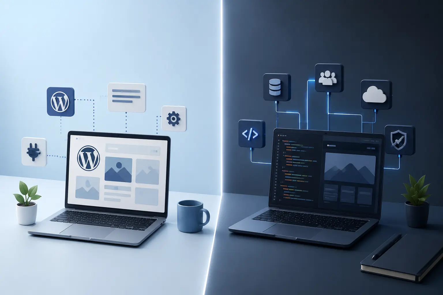 página web para empresas WordPress o desarrollo web a medida