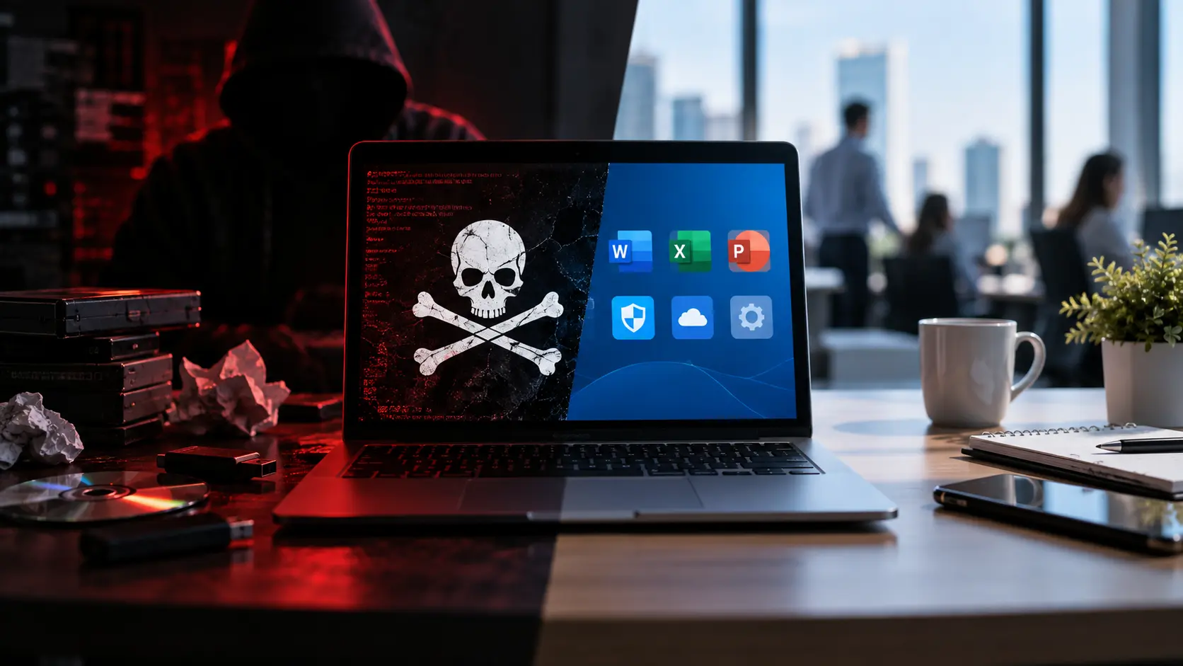 pirated software in businesses and cybersecurity risks