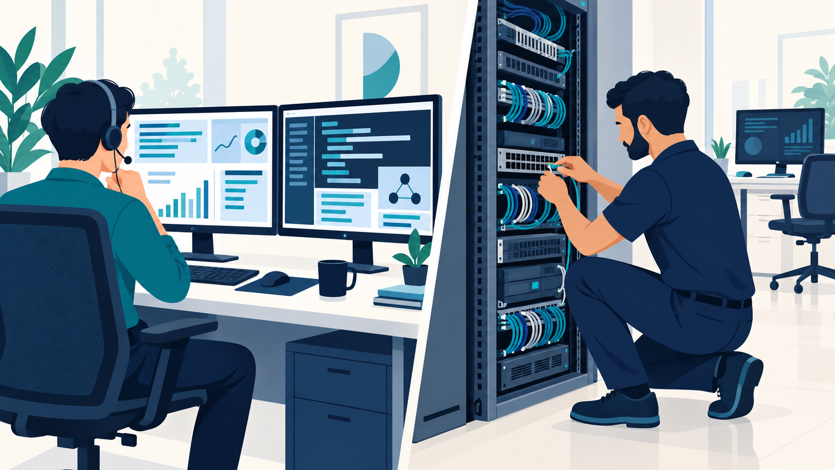 Remote or on-site IT support for business incidents